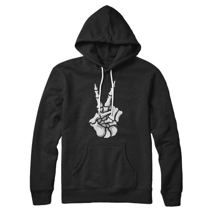 Peace Skeleton Hand Hoodie