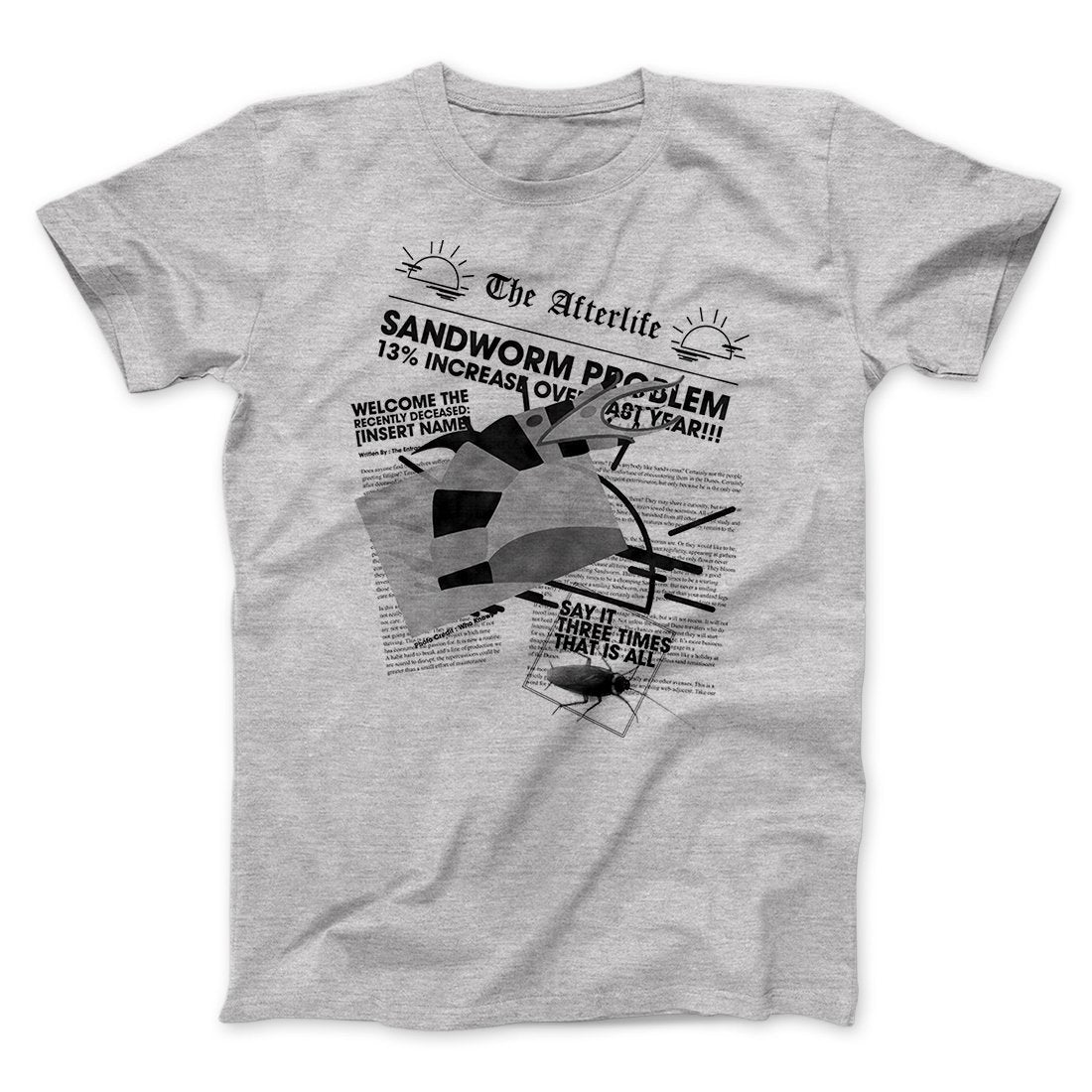 Sandworm Problem Increases Men Unisex T-Shirt - Soft Cotton Crew Neck Tee